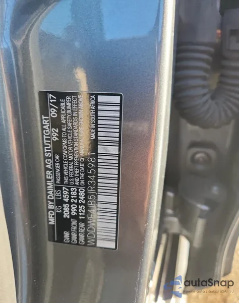 2018 Mercedes-Benz C 300 из США, поврежденный, VIN WDDWF4JB5JR345981